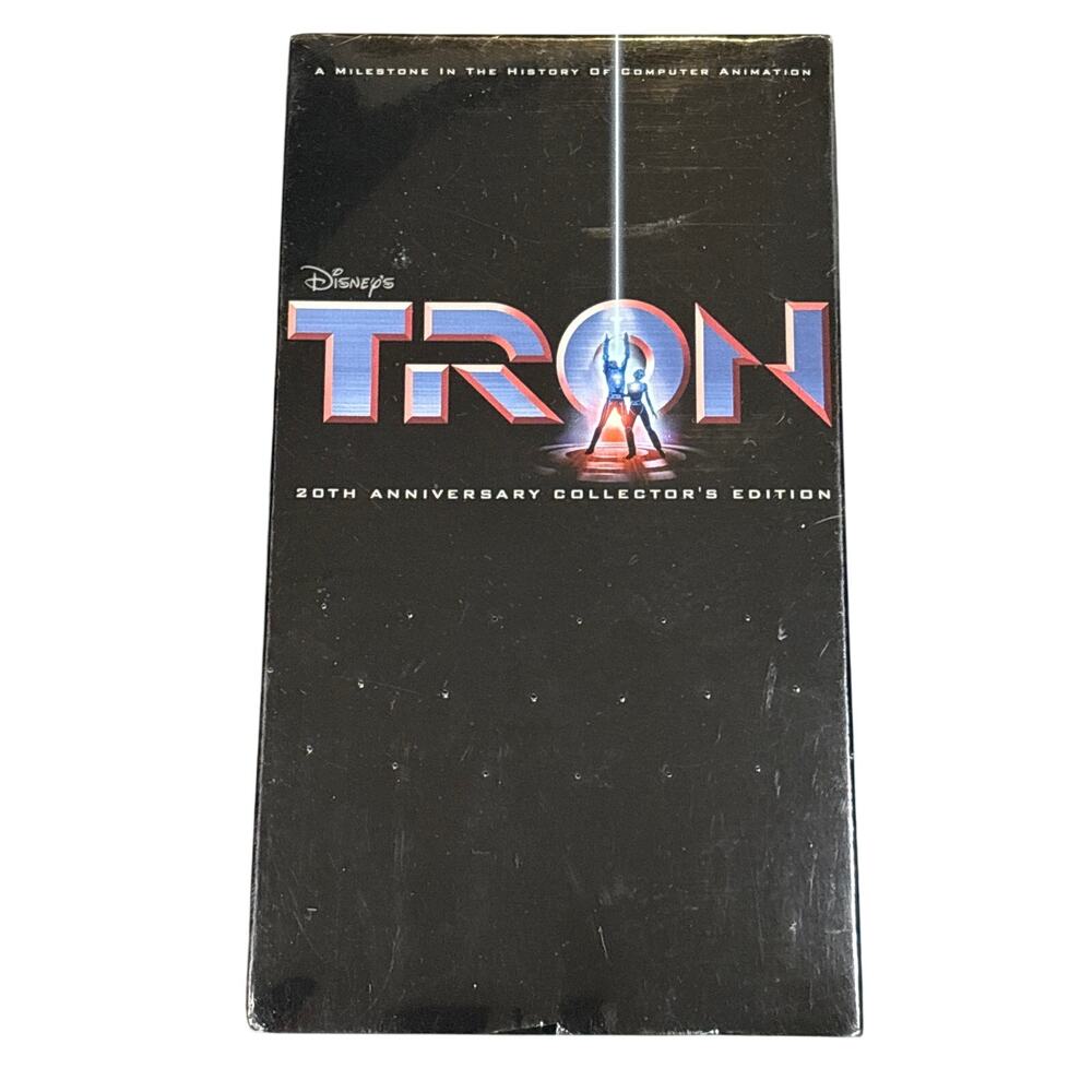 TRON 20th Anniversary Collector's Edition (VHS) 2002 Walt Disney NEW SEALED